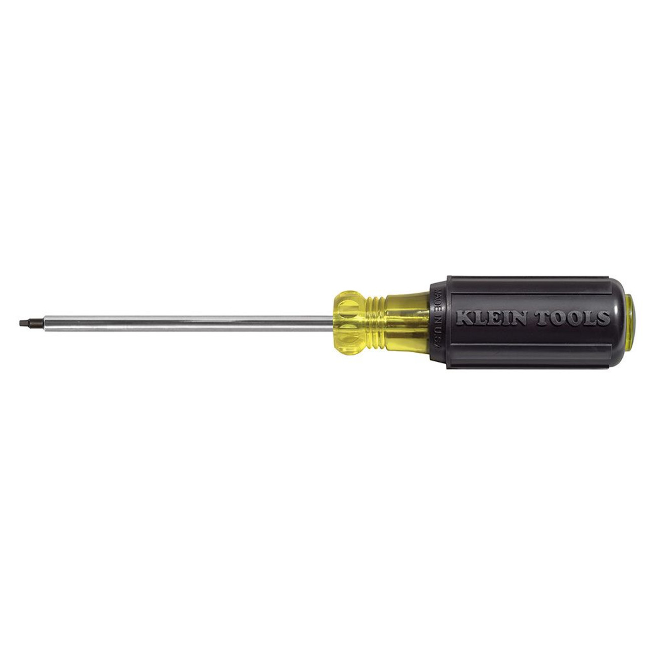 Klein Tools 661 #1 Square-Recess Tip Screwdriver - 4-Inch Round-Shank Klein Tools 661 #1 Square-Recess Tip Screwdriver - 4-Inch Round-Shank