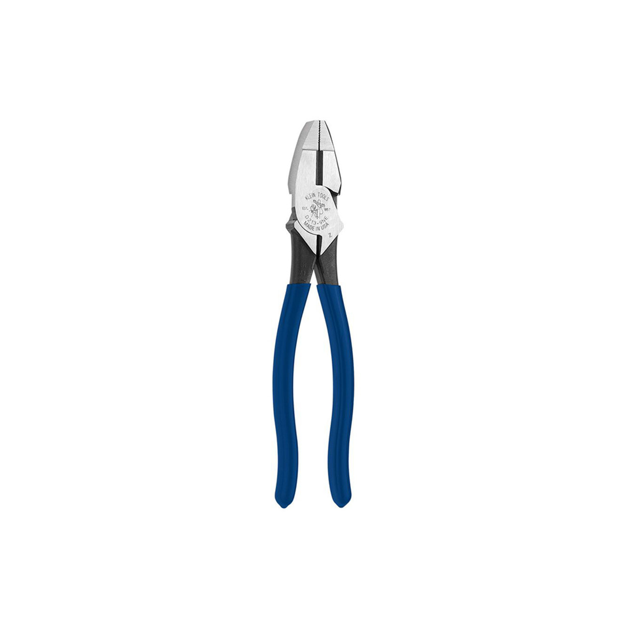 Klein Tools D213-9NE 9 inch High-Leverage Side-Cutting Pliers - New England Nose