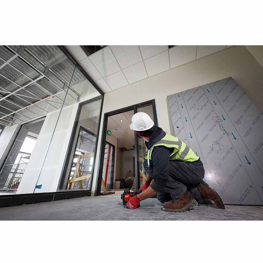 Milwaukee 3632-21 M12 Green 360 Degree  3-Plane Laser Kit