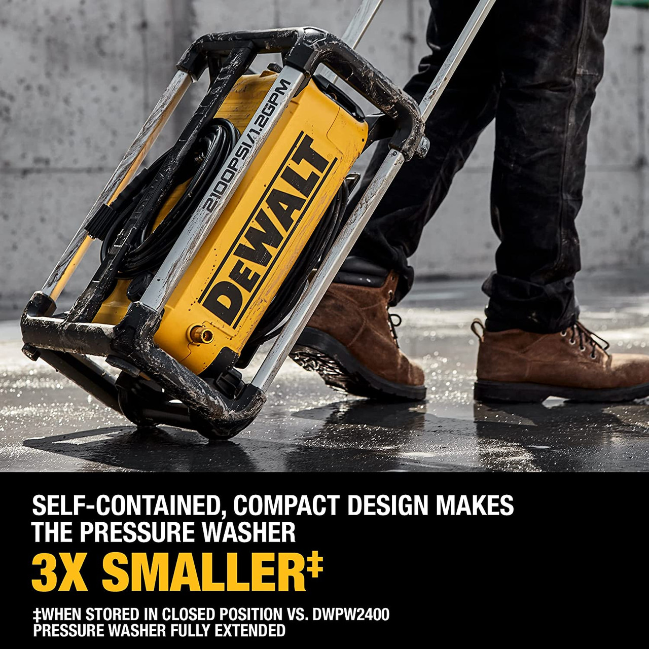 DeWalt DWPW2100 13 AMP 2100 PSI 1.2 GPM Electric Pressure Washer