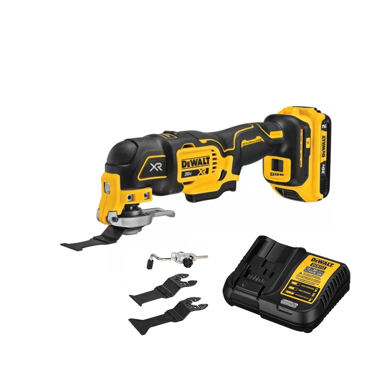 DeWalt DCS356D1 20V MAX XR Brushless Cordless 3-Speed Oscillating Multi-Tool Kit