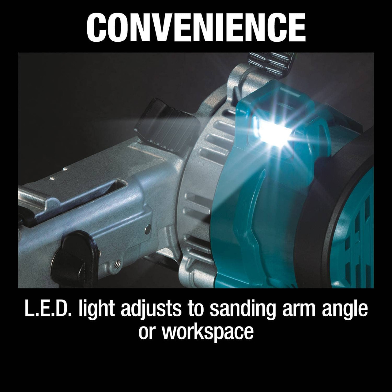 Makita DBS180Z 18V 3/8 inch x 21 inch Cordless Brushless Belt Sander  (Tool Only)