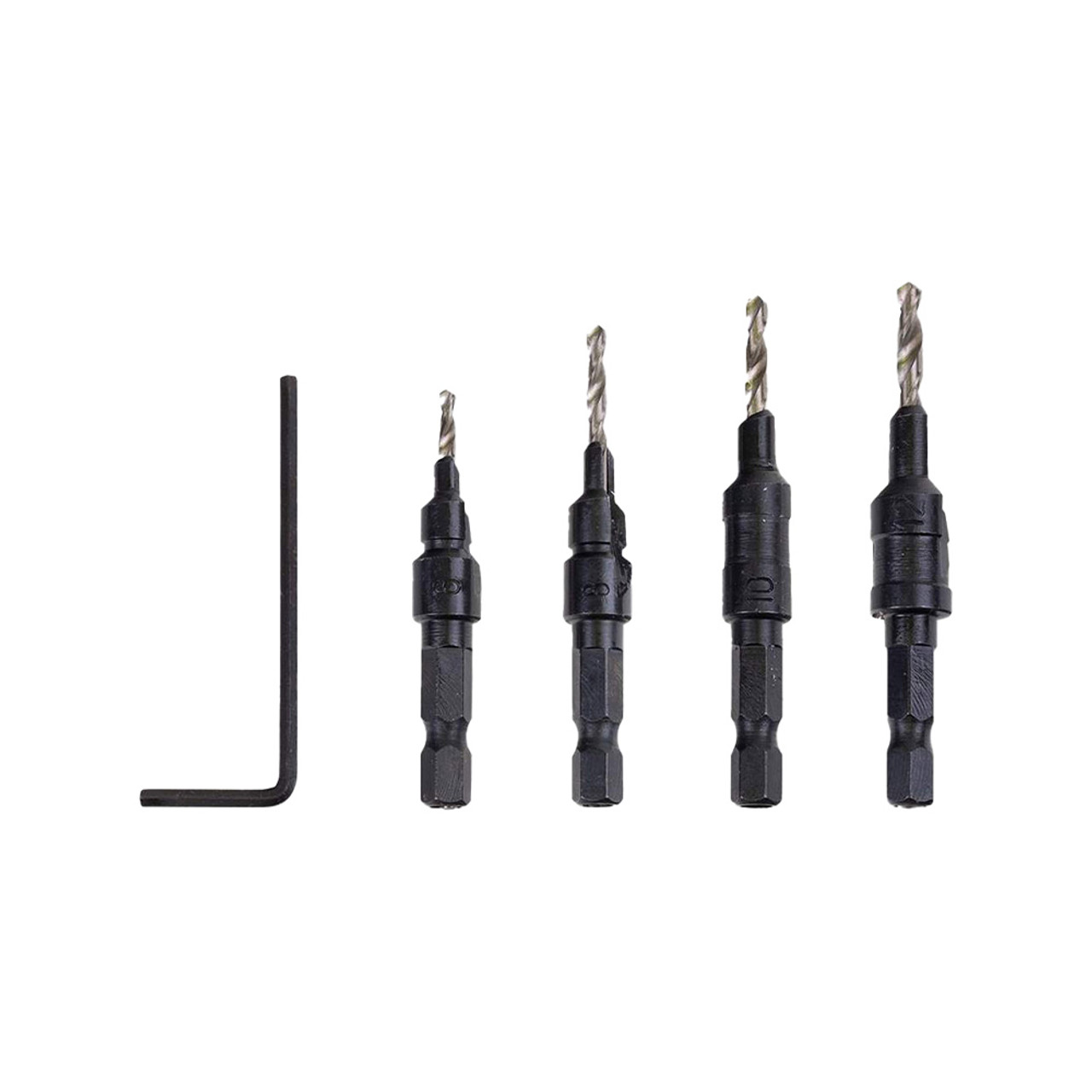 ROK 36268 4-Piece Screw Pilot Bit Set