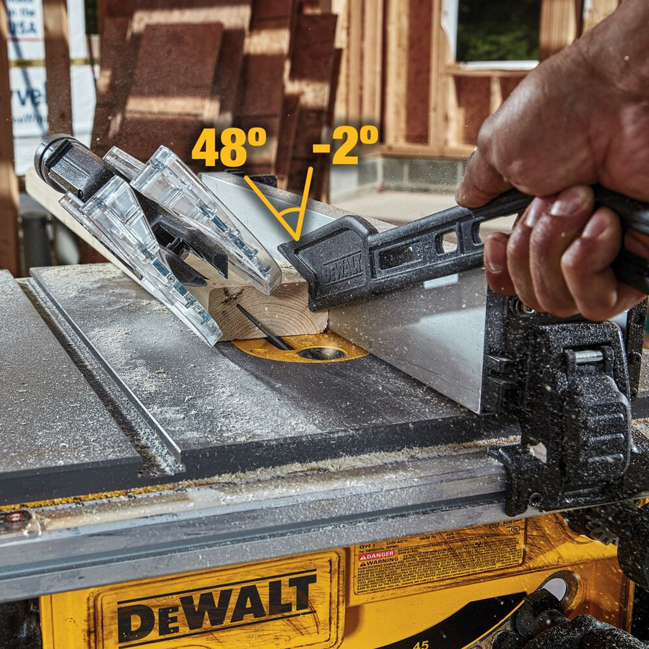 DeWalt DWE7485 8-1/4 Inch Compact Jobsite Table Saw DeWalt DWE7485 8-1/4 Inch Compact Jobsite Table Saw