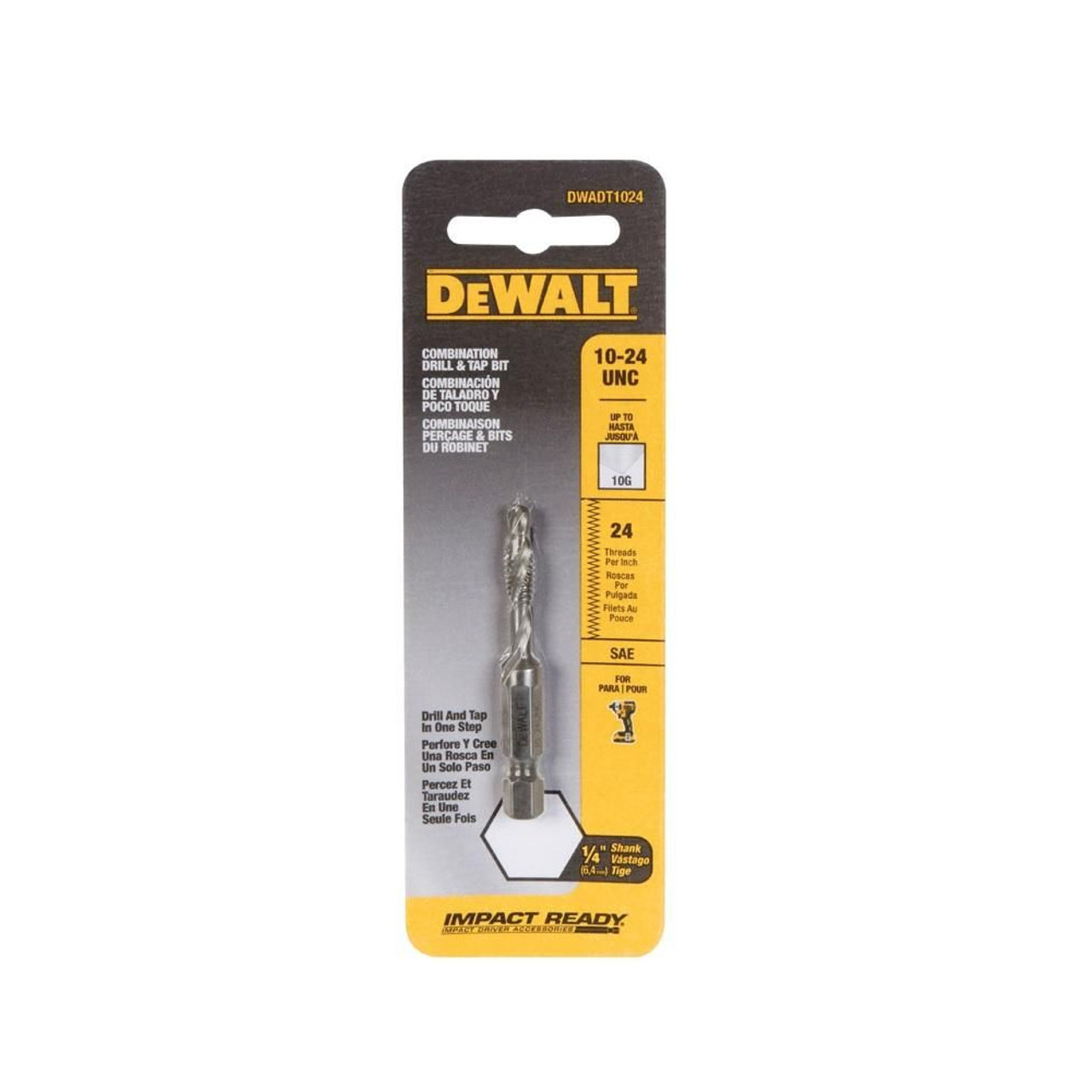 DeWalt DWADT1024 10-24 UNC Drill & Tap Bit