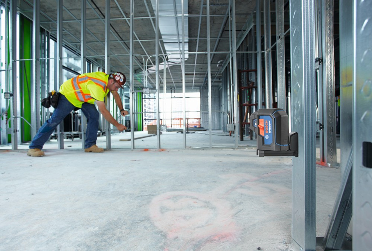 Bosch GPL100-50G Green-Beam Five-Point Self-Leveling Alignment Laser