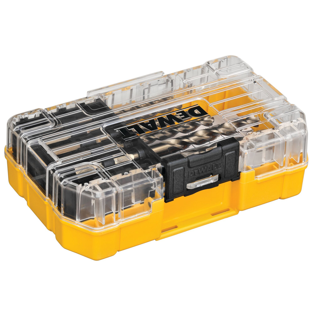 DeWalt DWA1240 14pc Pilot Point Industrial Cobalt Alloy Steel Drill Bit Set with ToughCase+ System DeWalt DWA1240 14pc Pilot Point Industrial Cobalt Alloy Steel Drill Bit Set with ToughCase+ System