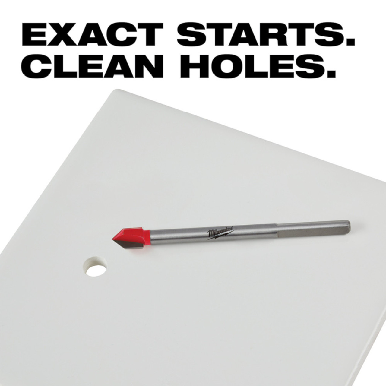 Milwaukee 48-20-8980 1/8 Inch Glass and Tile Bit Milwaukee 48-20-8980 1/8 Inch Glass and Tile Bit