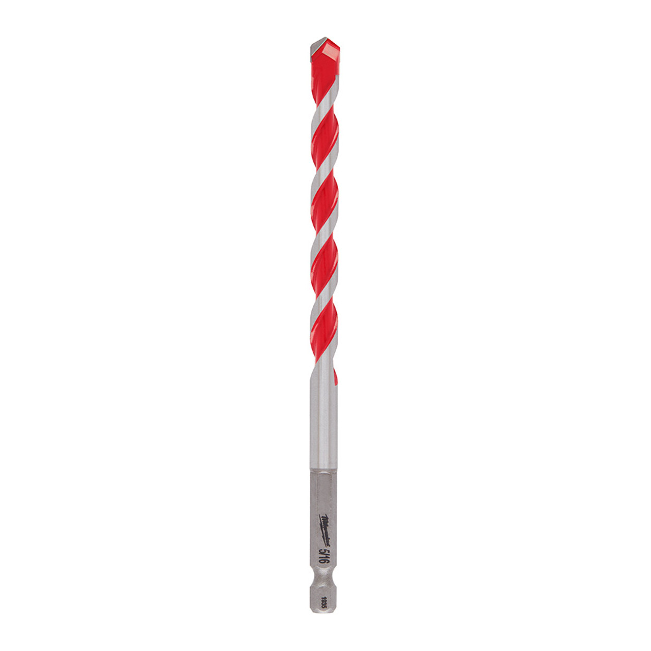 Milwaukee 48-20-9016 SHOCKWAVE 5/16-inch x 4-inch x 6-inch Carbide Hammer Drill Bit Milwaukee 48-20-9016 SHOCKWAVE 5/16-inch x 4-inch x 6-inch Carbide Hammer Drill Bit