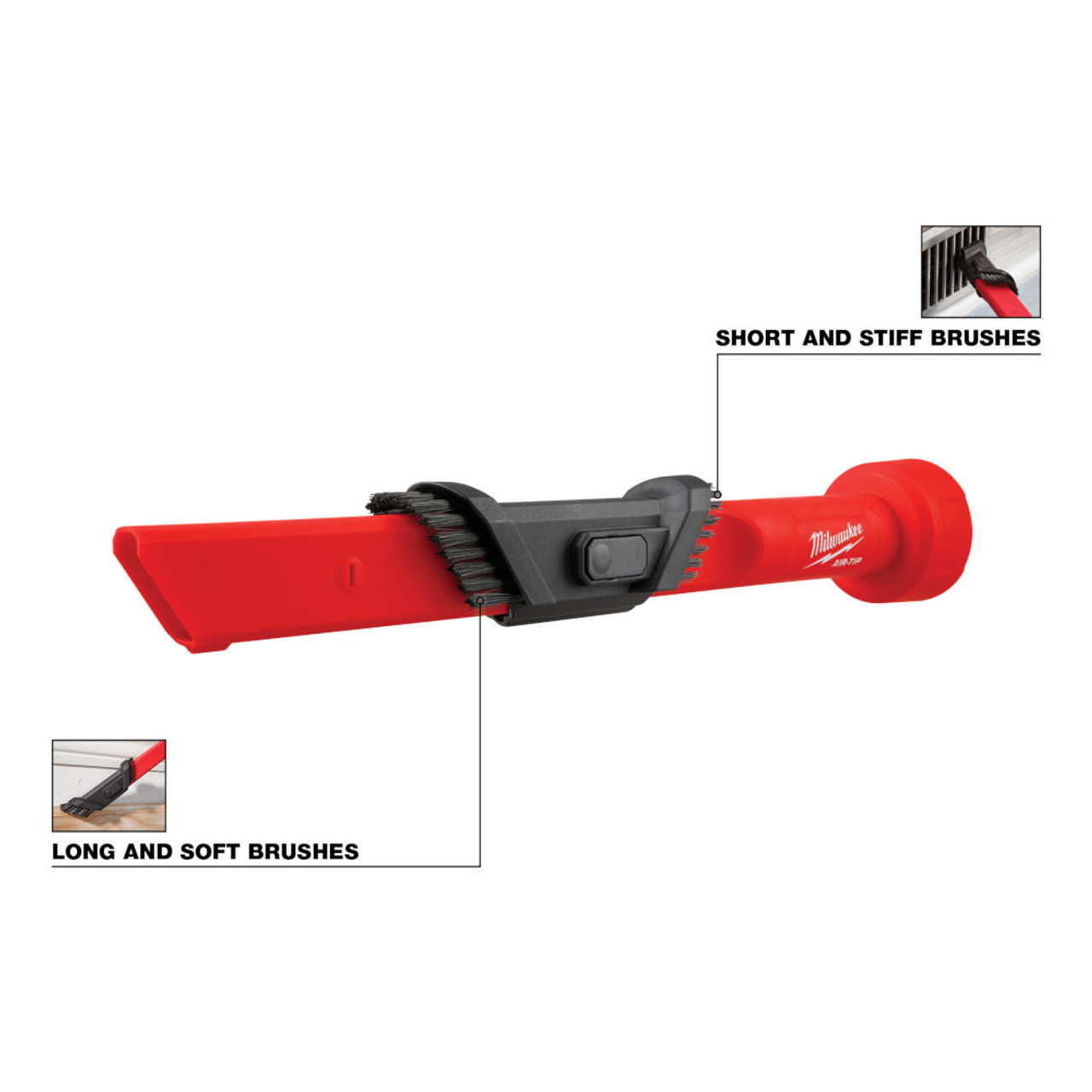 Milwaukee 49-90-2023 AIR-TIP 3-in-1 Crevice and Brush Tool Milwaukee 49-90-2023 AIR-TIP 3-in-1 Crevice and Brush Tool