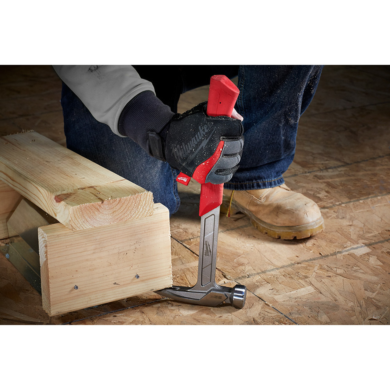 Milwaukee 48-22-9022 22oz Milled Face Framing Hammer