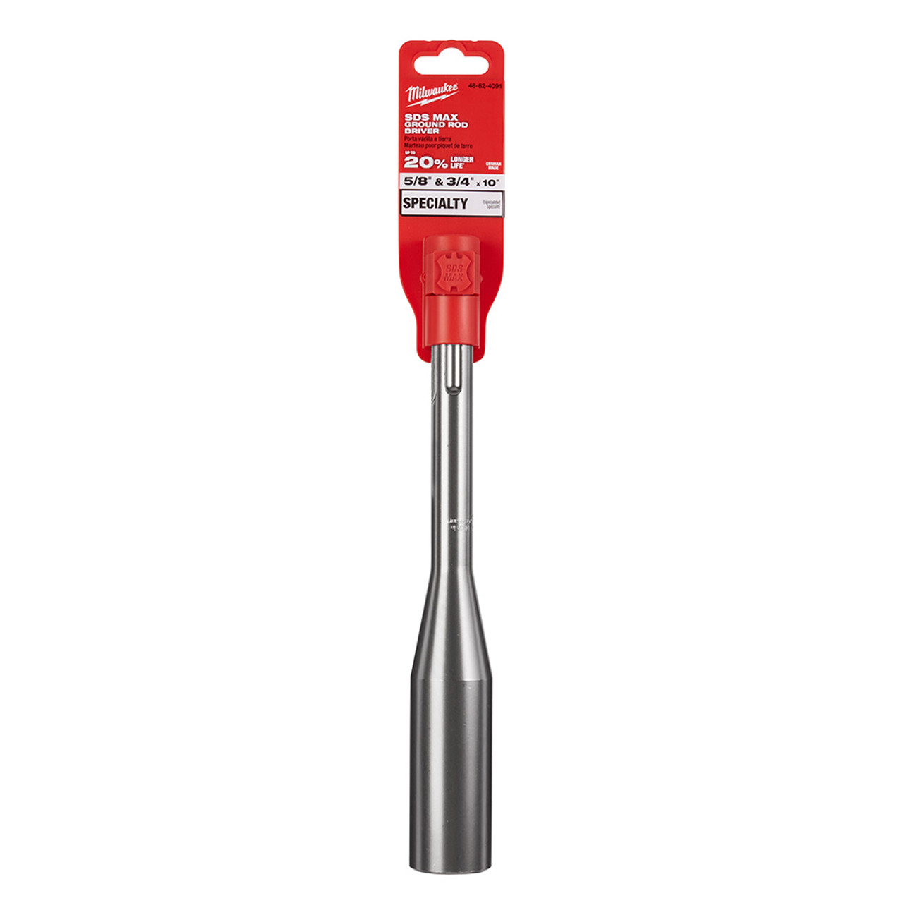 Milwaukee 48-62-4091 9-3/4 Inch SDS-MAX Demo Ground Rod Driver