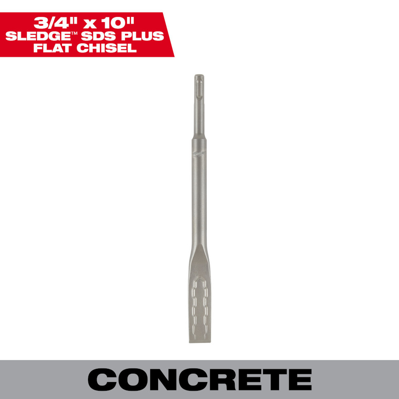 Milwaukee 48-62-6052 1 inch x 16 inch SDS PLUS SLEDGE Flat Chisel