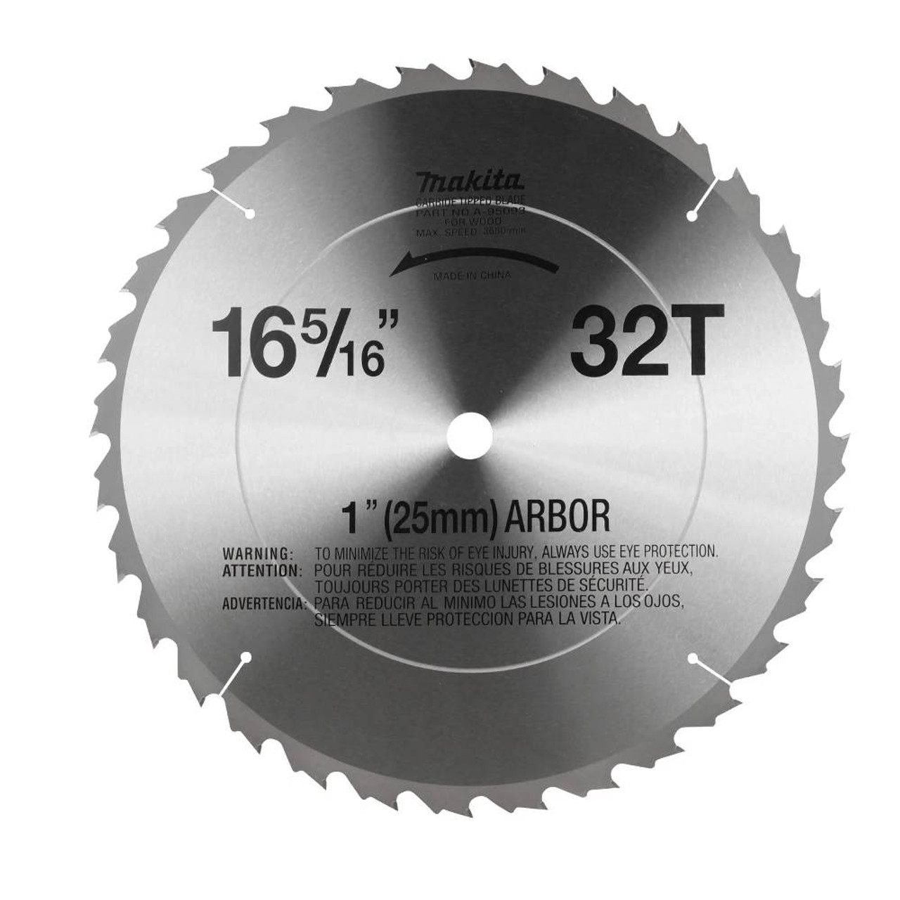Makita A-95093 16-5/16 Inch 32T Carbide‑Tipped Circular Saw Blade