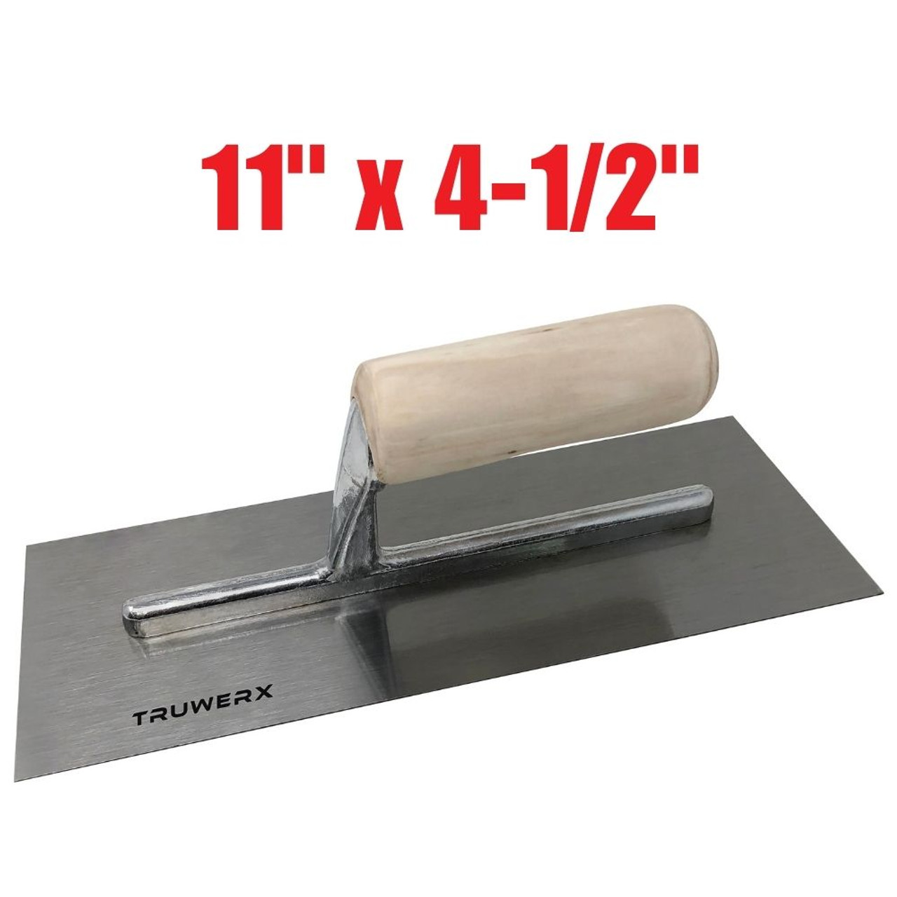 Truwerx 42110 11 inch x 4-1/2 inch Finishing Trowel
