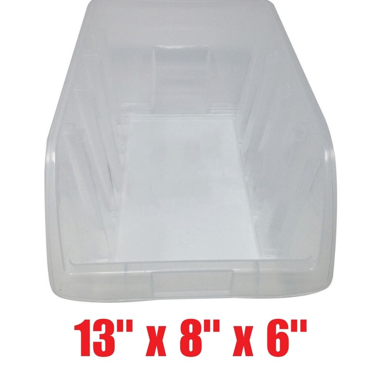 Truwerx 60075 13 inch Stackable Storage Organizer Bin