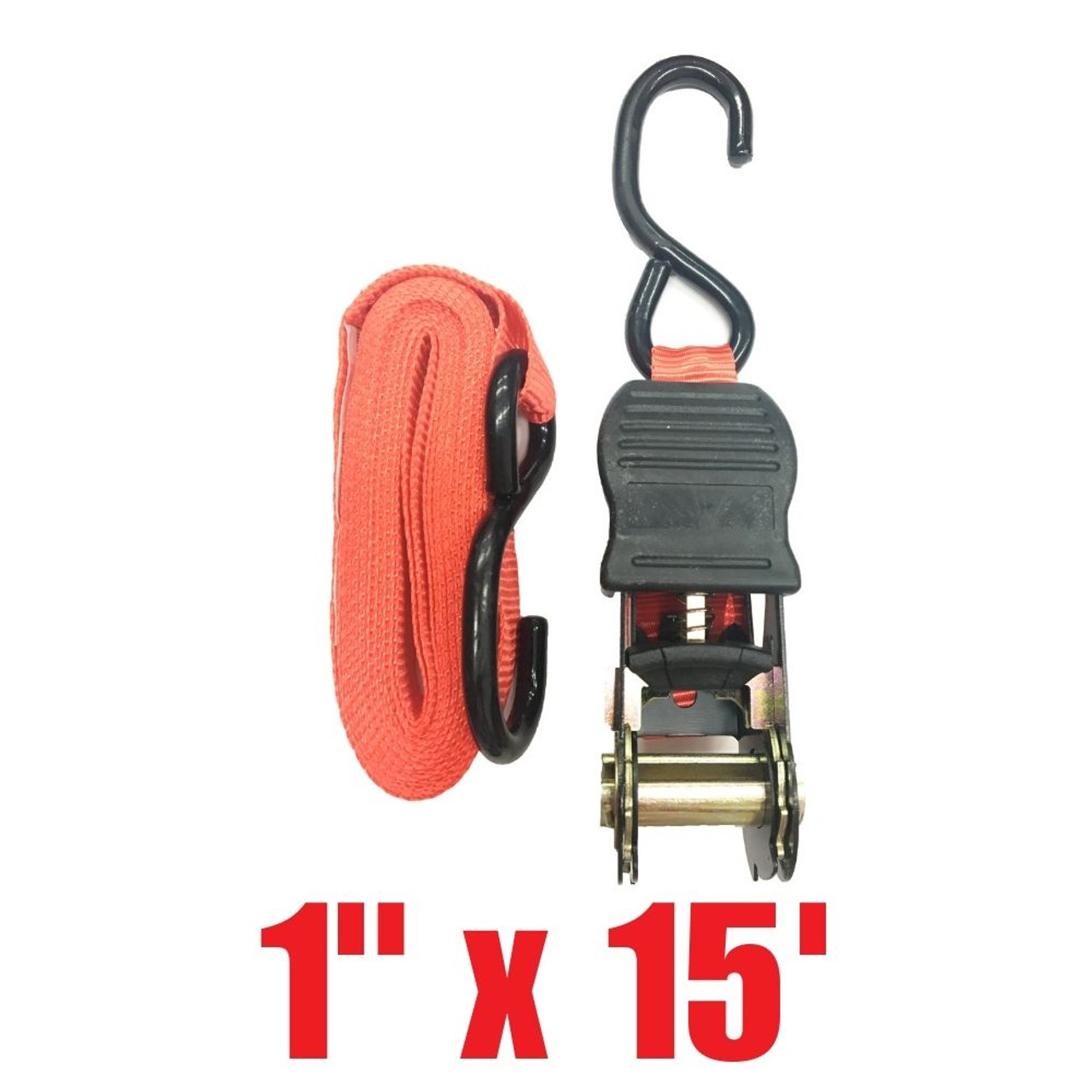 Truwerx 60200 1 inch x 15 foot Ratchet Tie Down