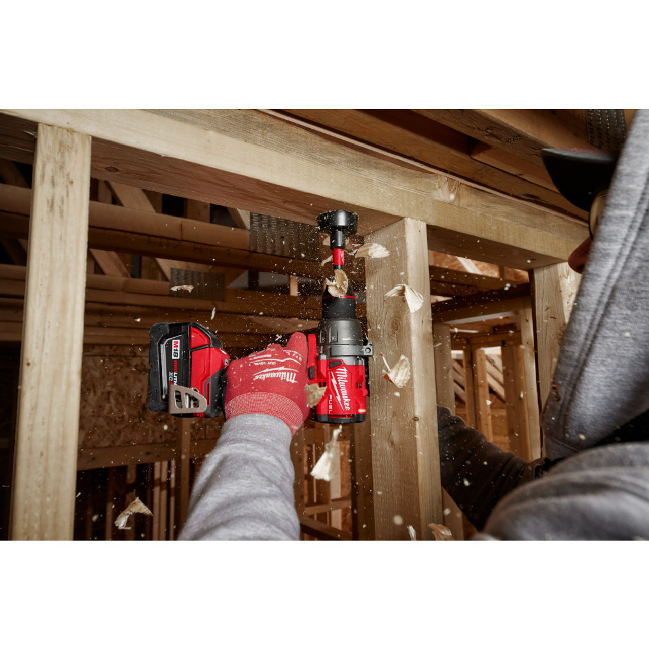 Milwaukee 2904-20 M18 FUEL Cordless Brushless 1/2 Inch Hammer Drill/Driver (Tool Only)