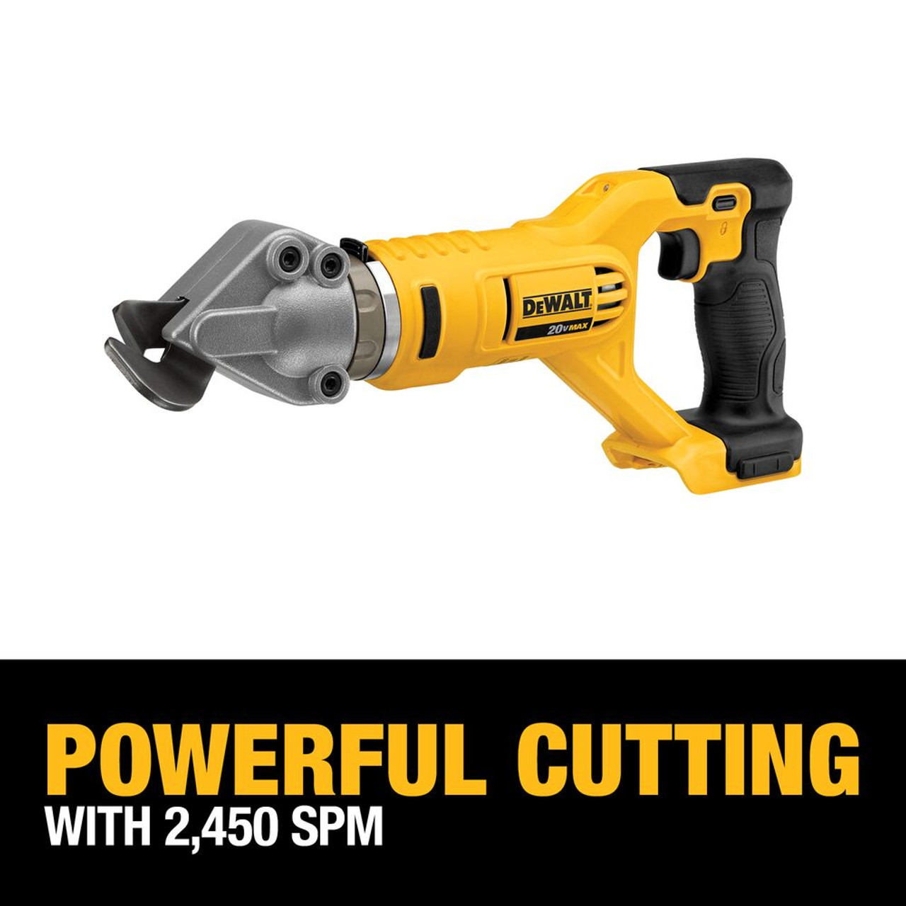 DeWalt DCS496B 20V MAX Cordless 18-Gauge Swivel-Head Offset Shears (Tool Only)