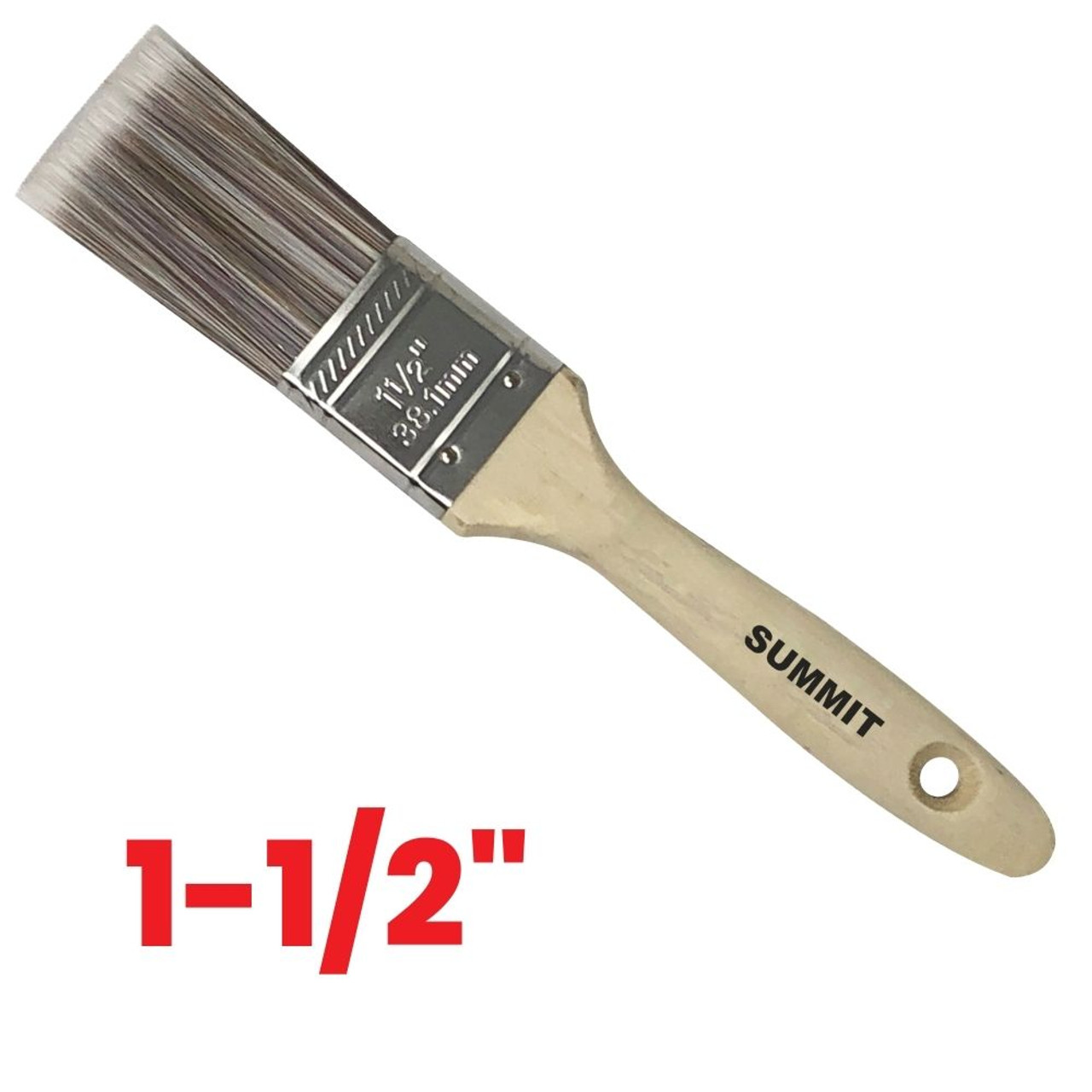 Summit ST43020 1-1/2 Inch Angular Paint Brush