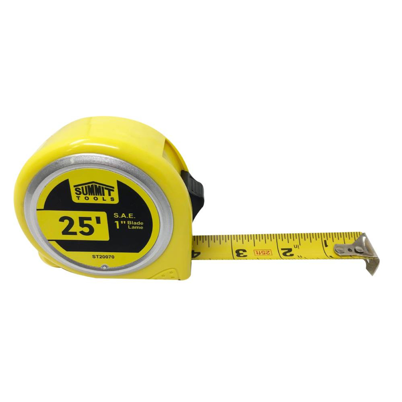 Summit ST20070 1 inch x 25 ft High-Visibility Tape Measure