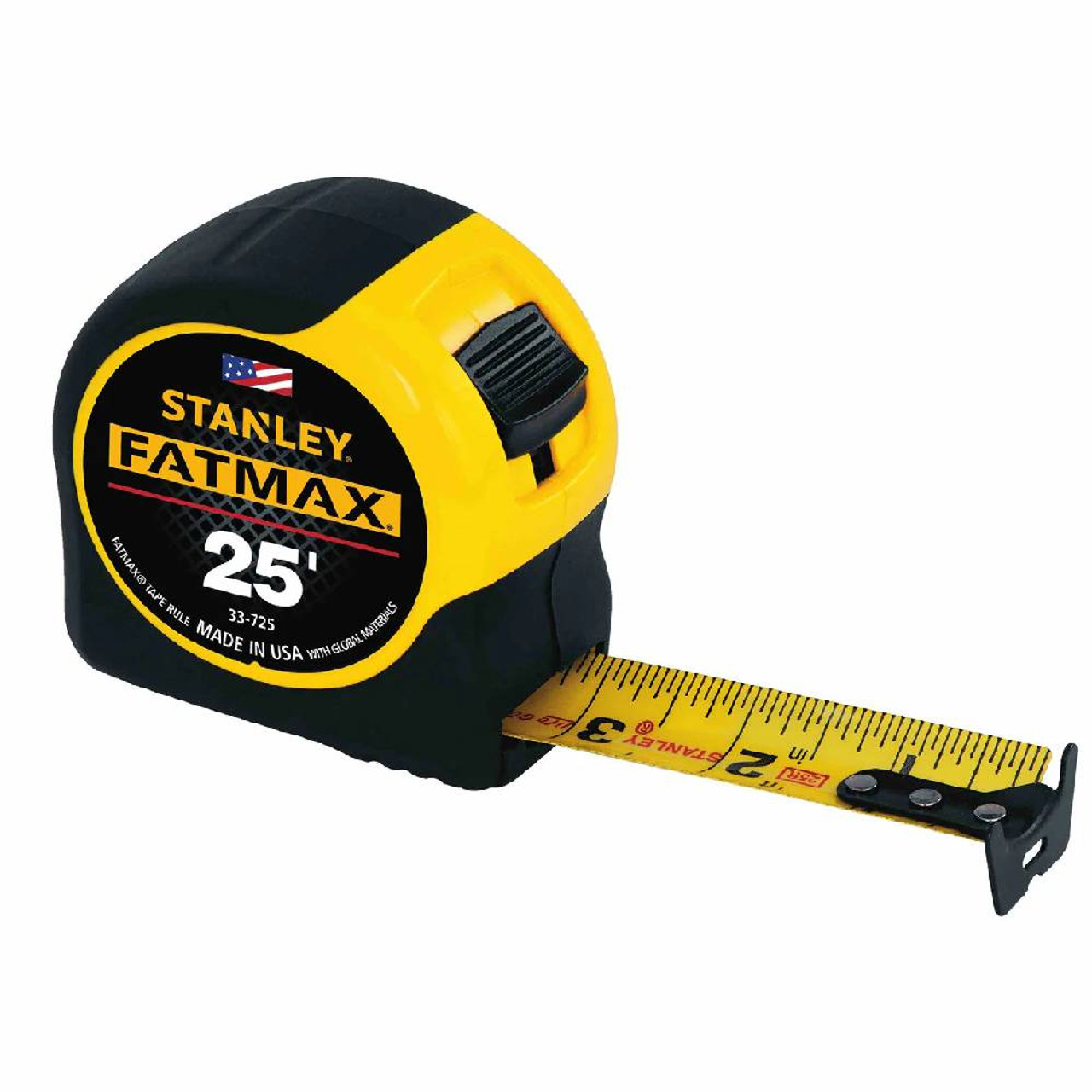 Stanley 33725 1-1/4 in x 25 ft FATMAX Classic SAE Tape Measure Stanley 33725 1-1/4 in x 25 ft FATMAX Classic SAE Tape Measure