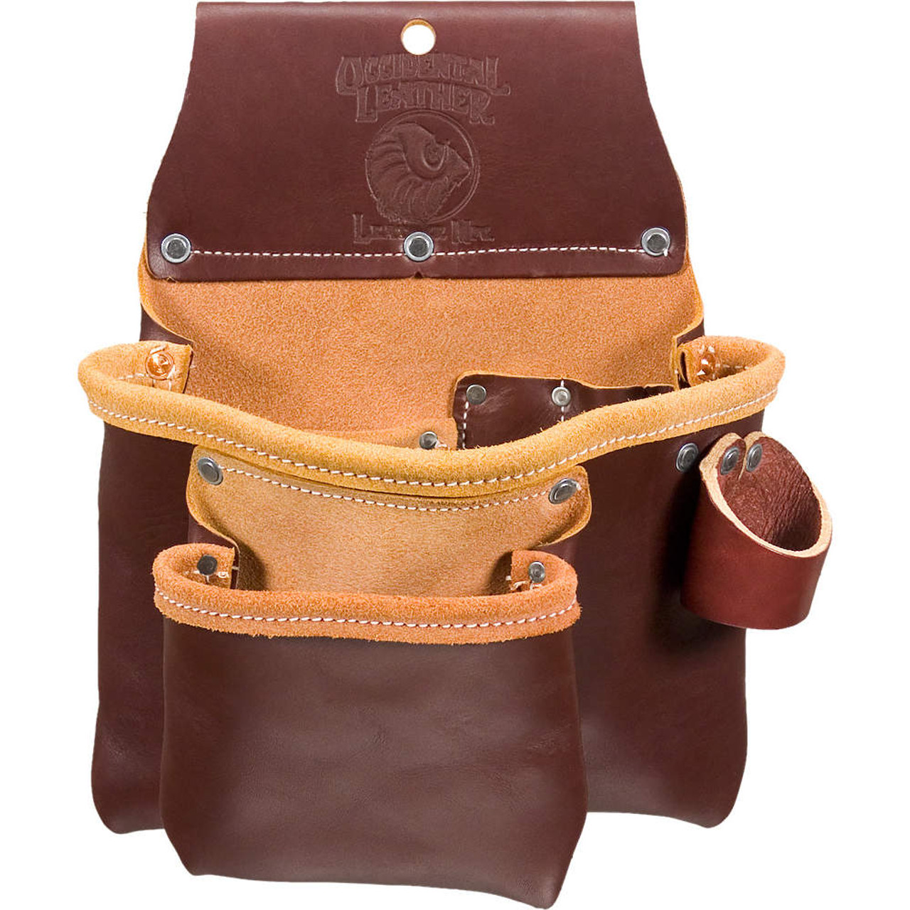 Occidental Leather 5018 2 Pouch Pro Tool Bag with Tape Measure Holder Occidental Leather 5018 2 Pouch Pro Tool Bag with Tape Measure Holder