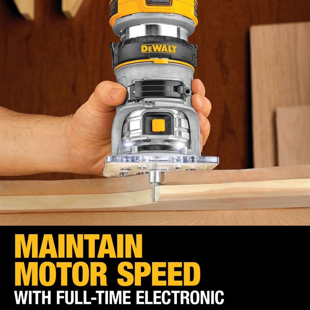 DeWalt DWP611 1-1/4 HP Max Torque Variable Speed Compact Router