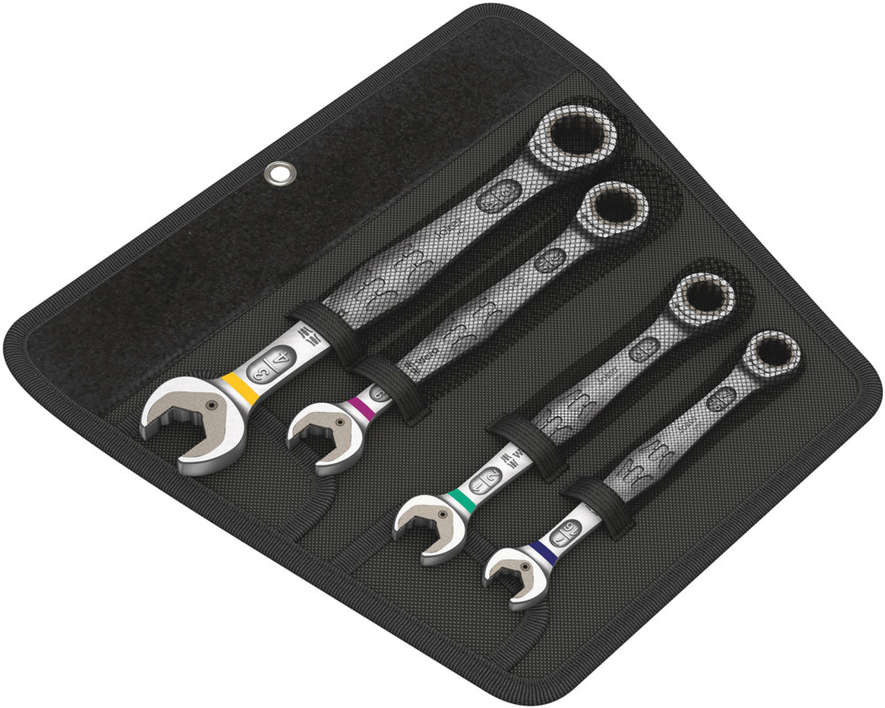 Wera 05073295001 6000 Joker 4pc SAE Ratcheting Combination Wrench Set Wera 05073295001 6000 Joker 4pc SAE Ratcheting Combination Wrench Set