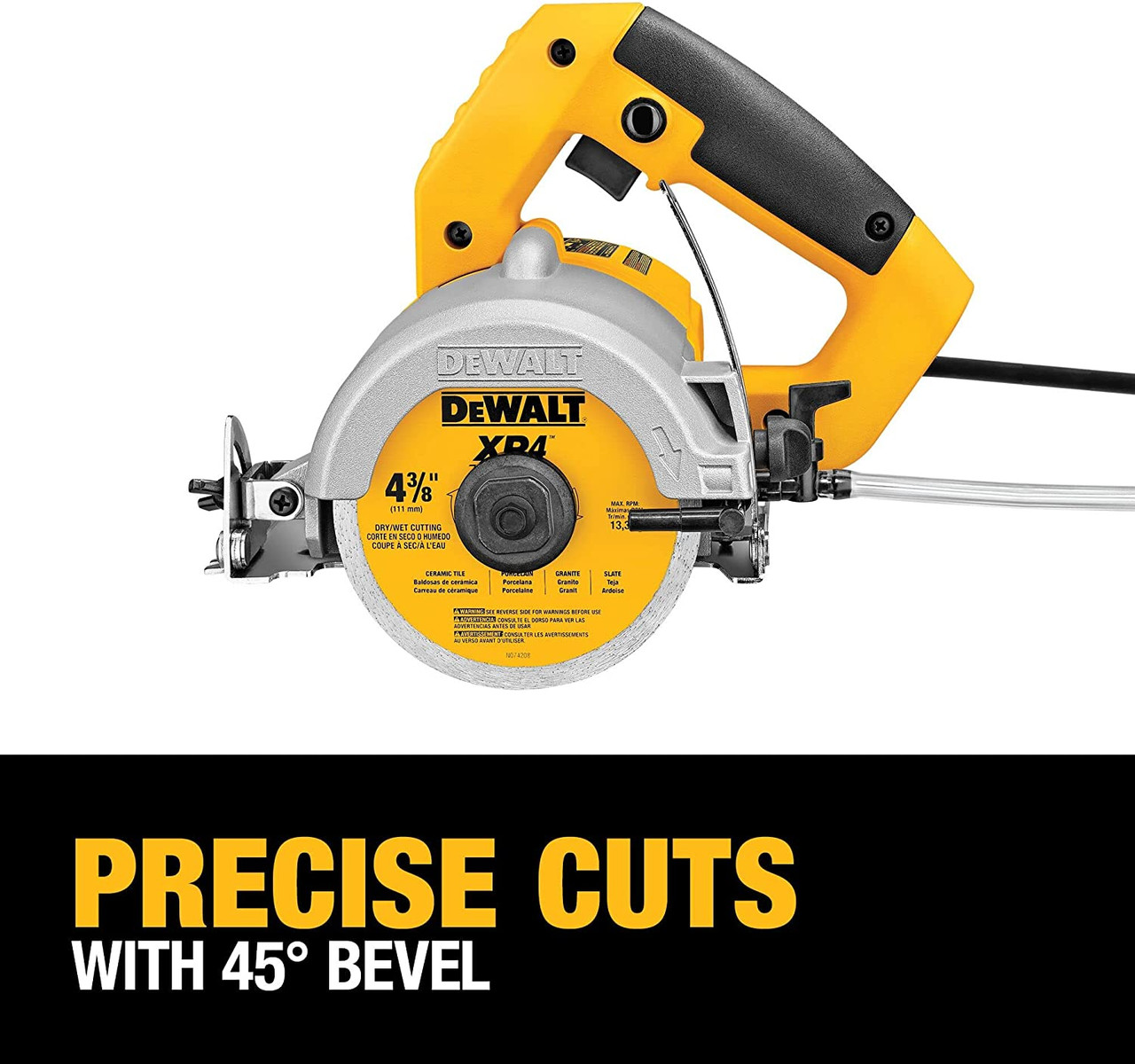 DeWalt DWC860W 4-3/8 inch Wet/Dry Handheld Tile Cutter