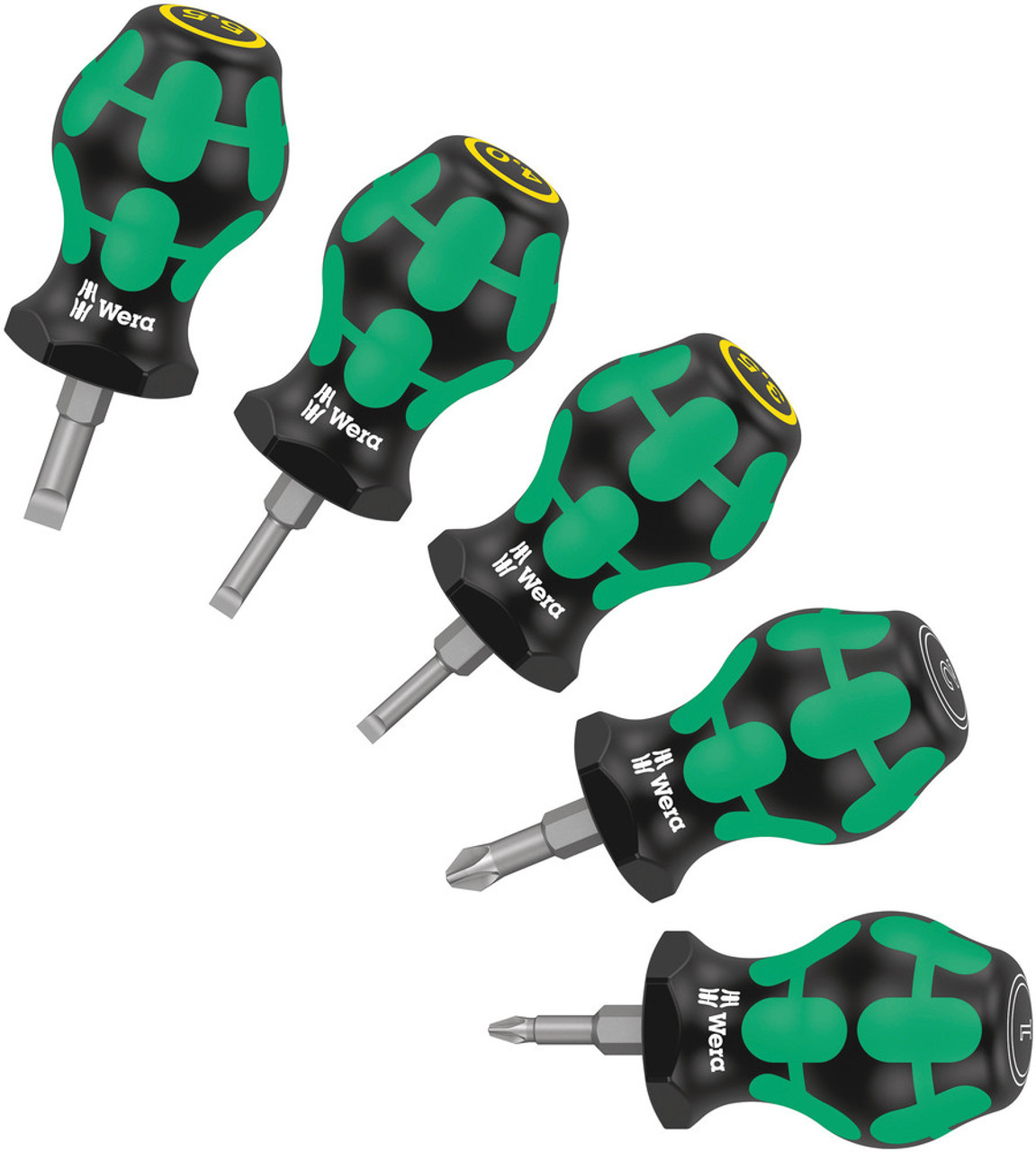 Wera 05008871001 Stubby Set 2 5pc Screwdriver Kit