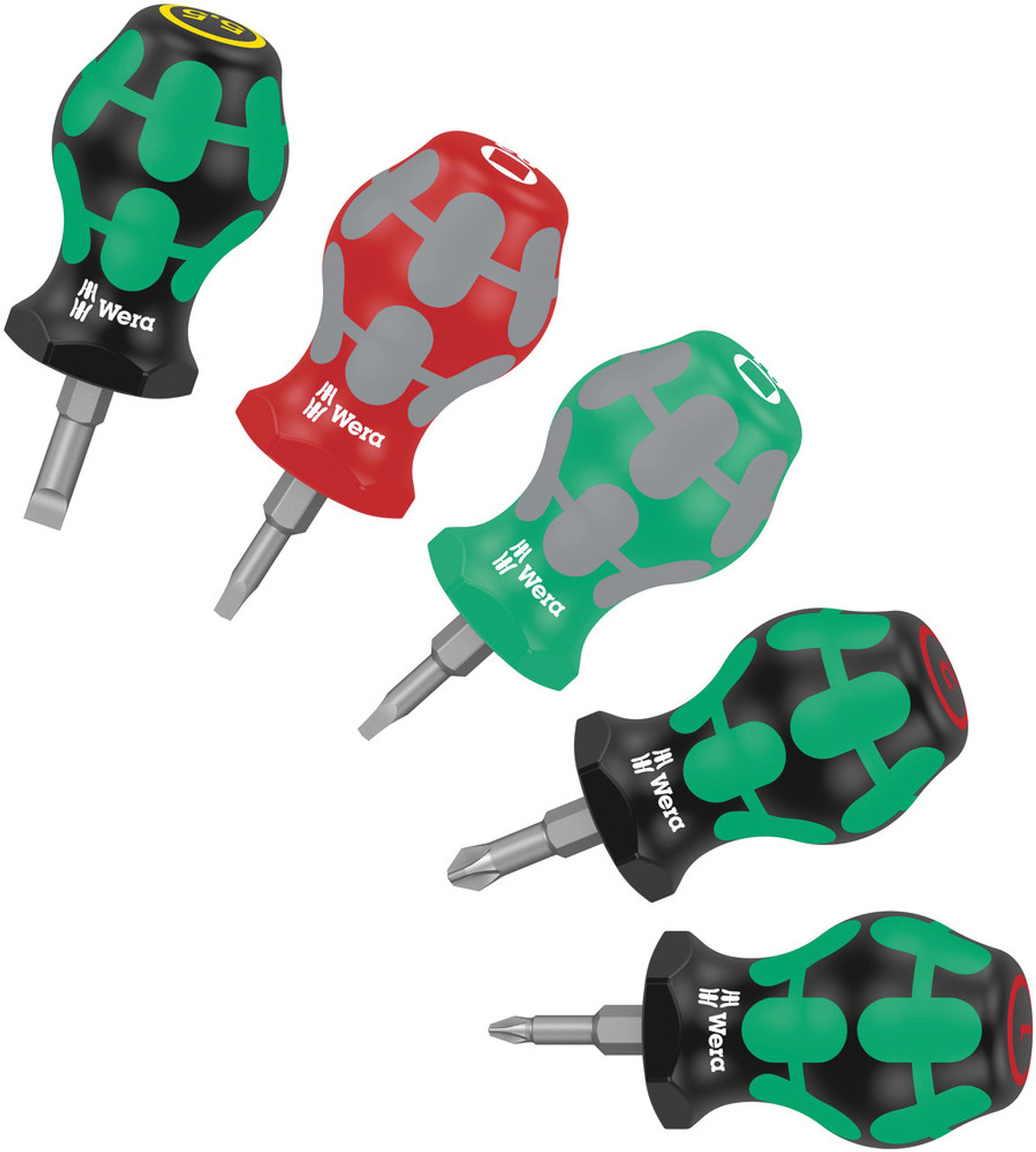 Wera 05008872001 Stubby Set 3 5pc Screwdriver Kit