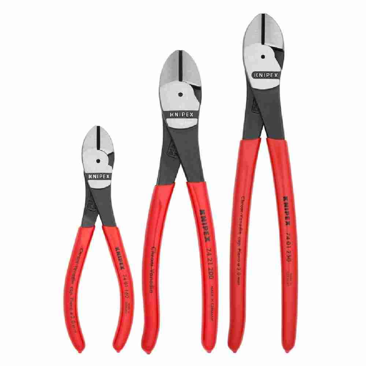 Knipex 002005US 3pc Diagonal Cut Set Knipex 002005US 3pc Diagonal Cut Set