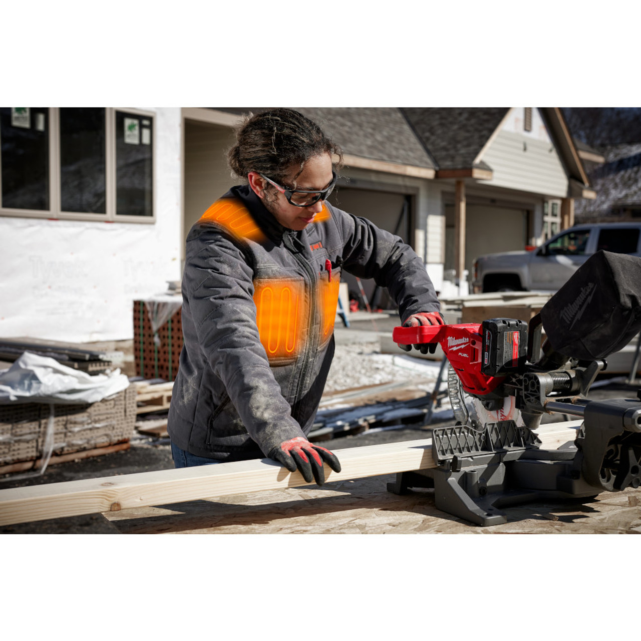 Milwaukee 234G-21XL M12 Women's Heated AXIS Hooded Gray Jacket Kit - Extra Large Milwaukee 234G-21XL M12 Women's Heated AXIS Hooded Gray Jacket Kit - Extra Large