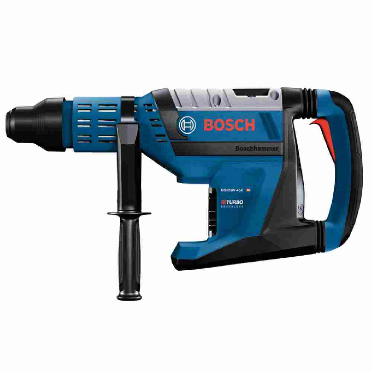 Bosch GBH18V-45CK PROFACTOR 18V Cordless Hitman Connected-Ready SDS-Max 1-7/8 inch Rotary Hammer (Tool Only) showing side angle