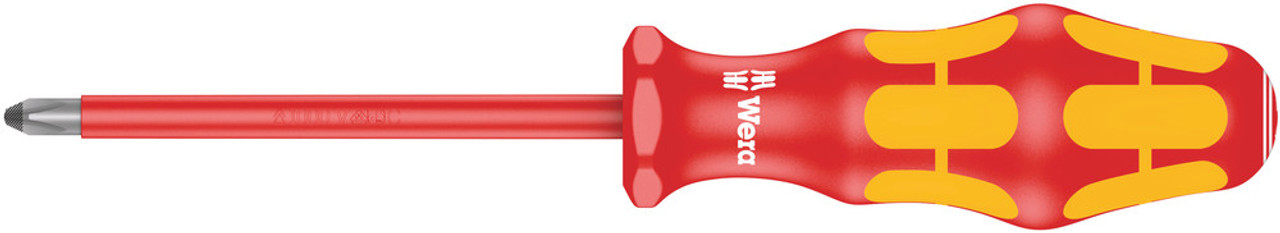 Wera 05006135001 5/16 inch x 8 inch Slotted Lasertip VDE Insulated Screwdriver
