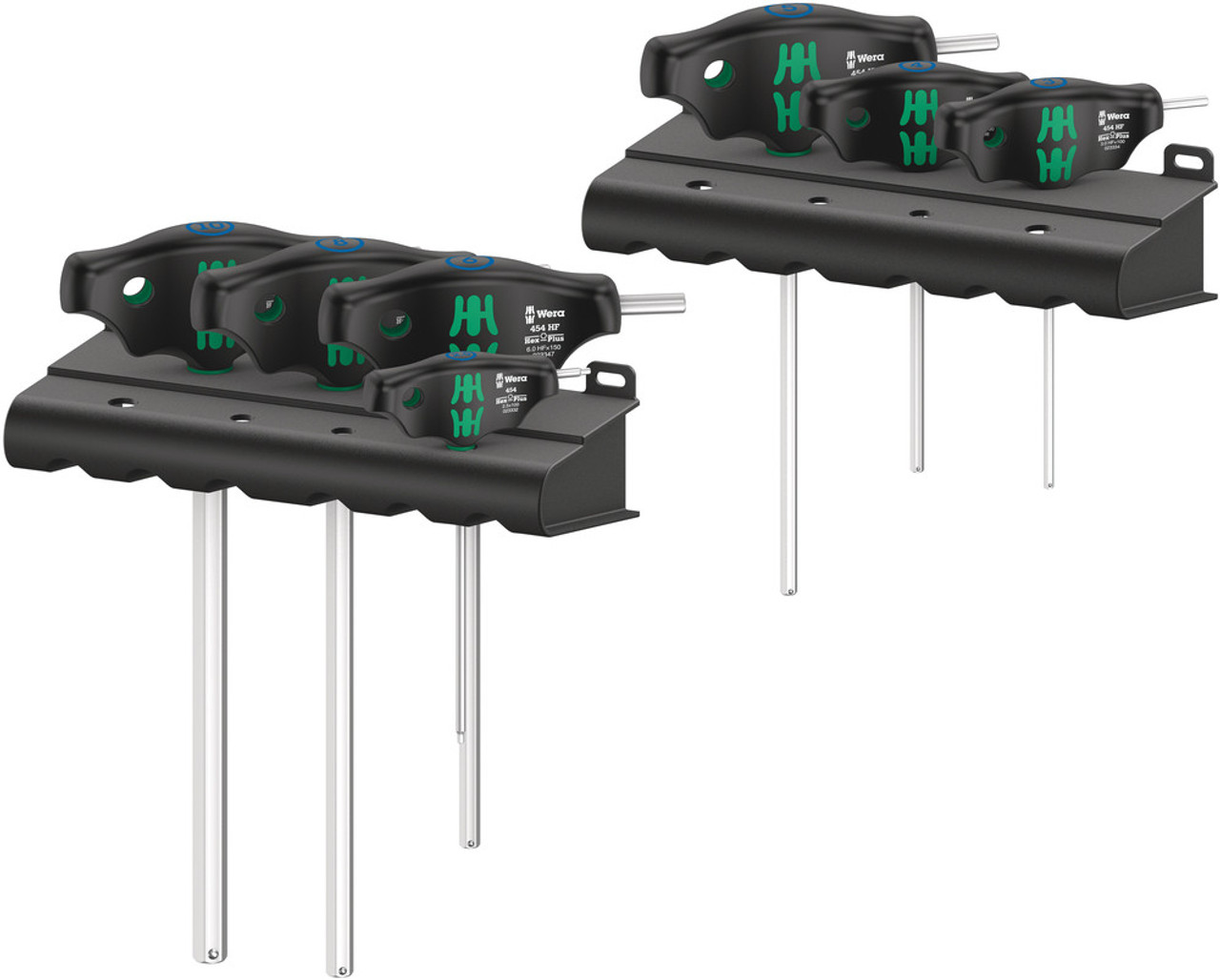 Wera 05023450001 454/7 HF 7pc Metric Hex-Plus T-Handle Screwdriver Set