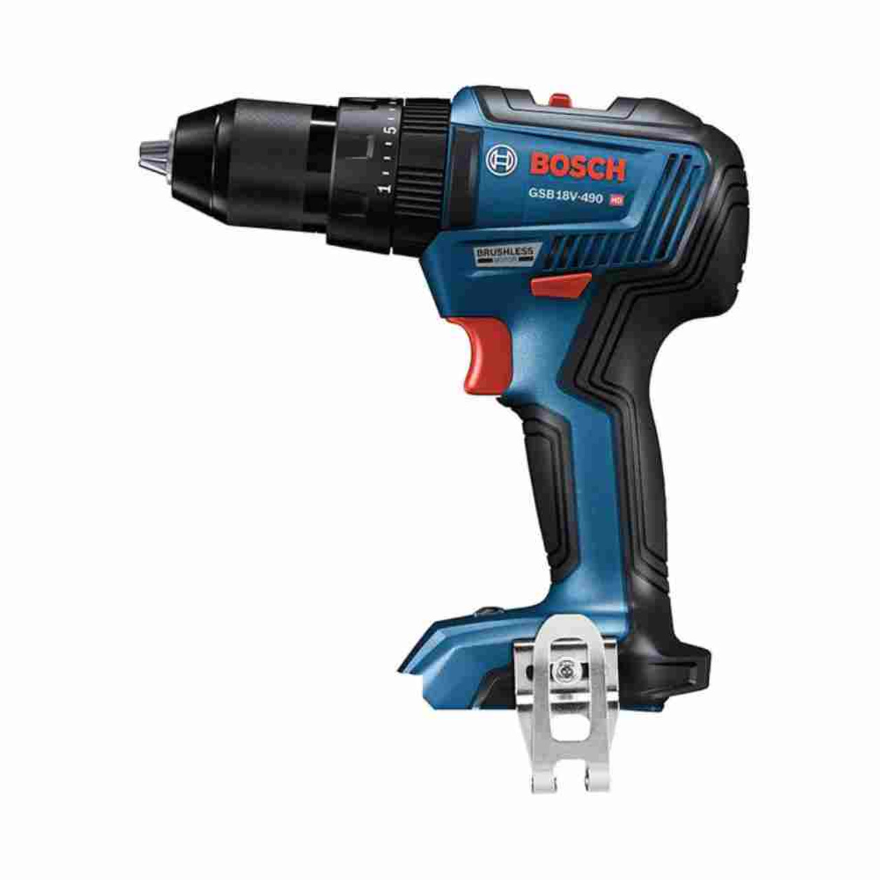 Bosch GSB18V-490N 18V EC Cordless Brushless 1/2 Inch Hammer Drill/Driver (Tool Only)