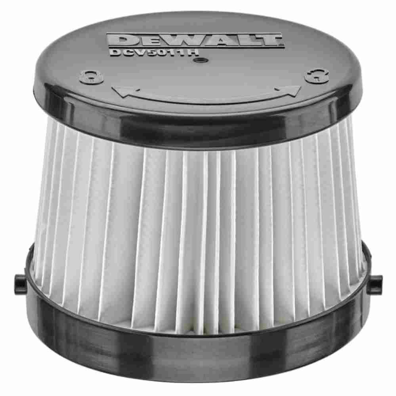 DeWalt Replacement HEPA Filters - 2pk showing a single filter DeWalt Replacement HEPA Filters - 2pk showing a single filter