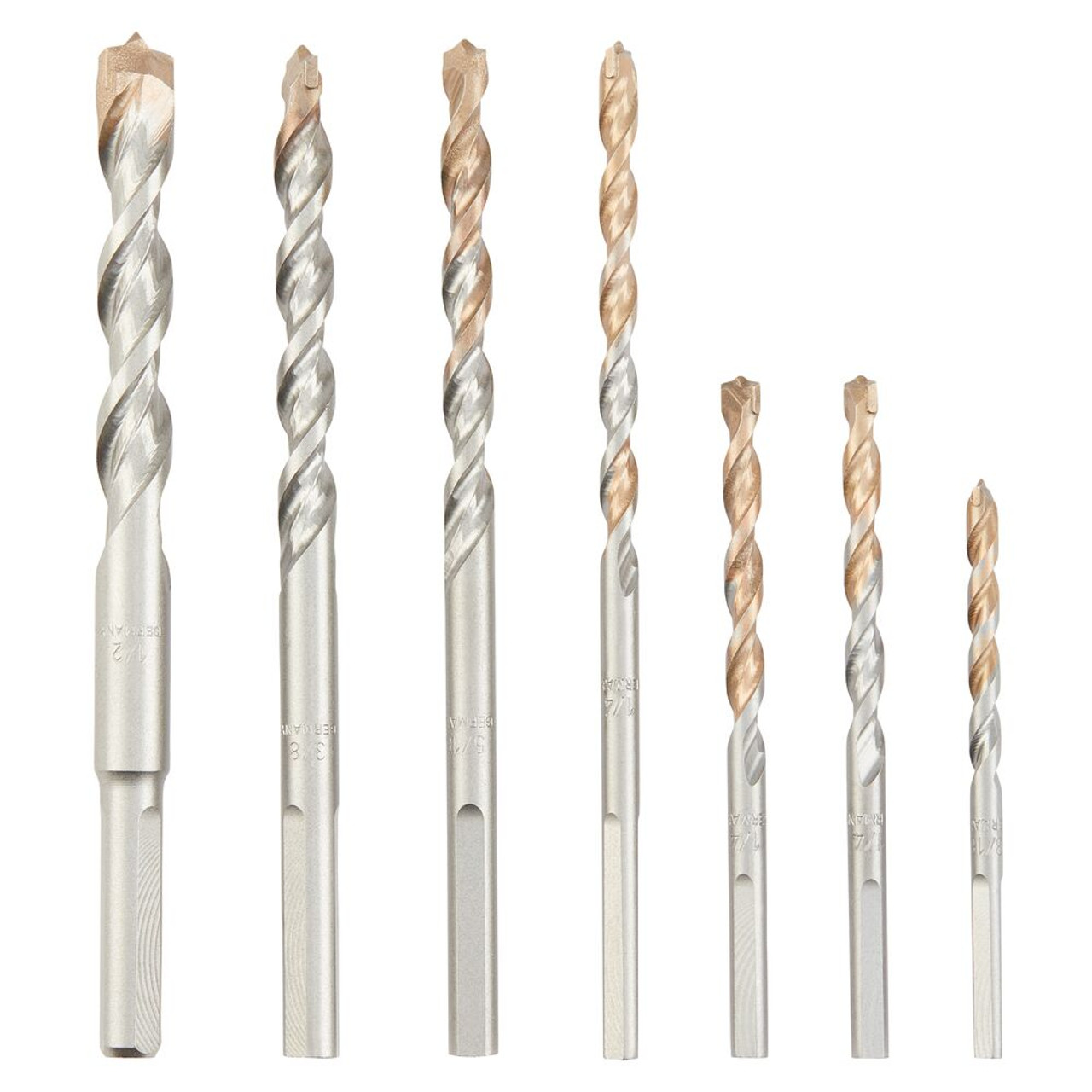 DeWalt DW5207 7pc Premium Percussion Carbide Tip Hammer Drill Bit Set DeWalt DW5207 7pc Premium Percussion Carbide Tip Hammer Drill Bit Set