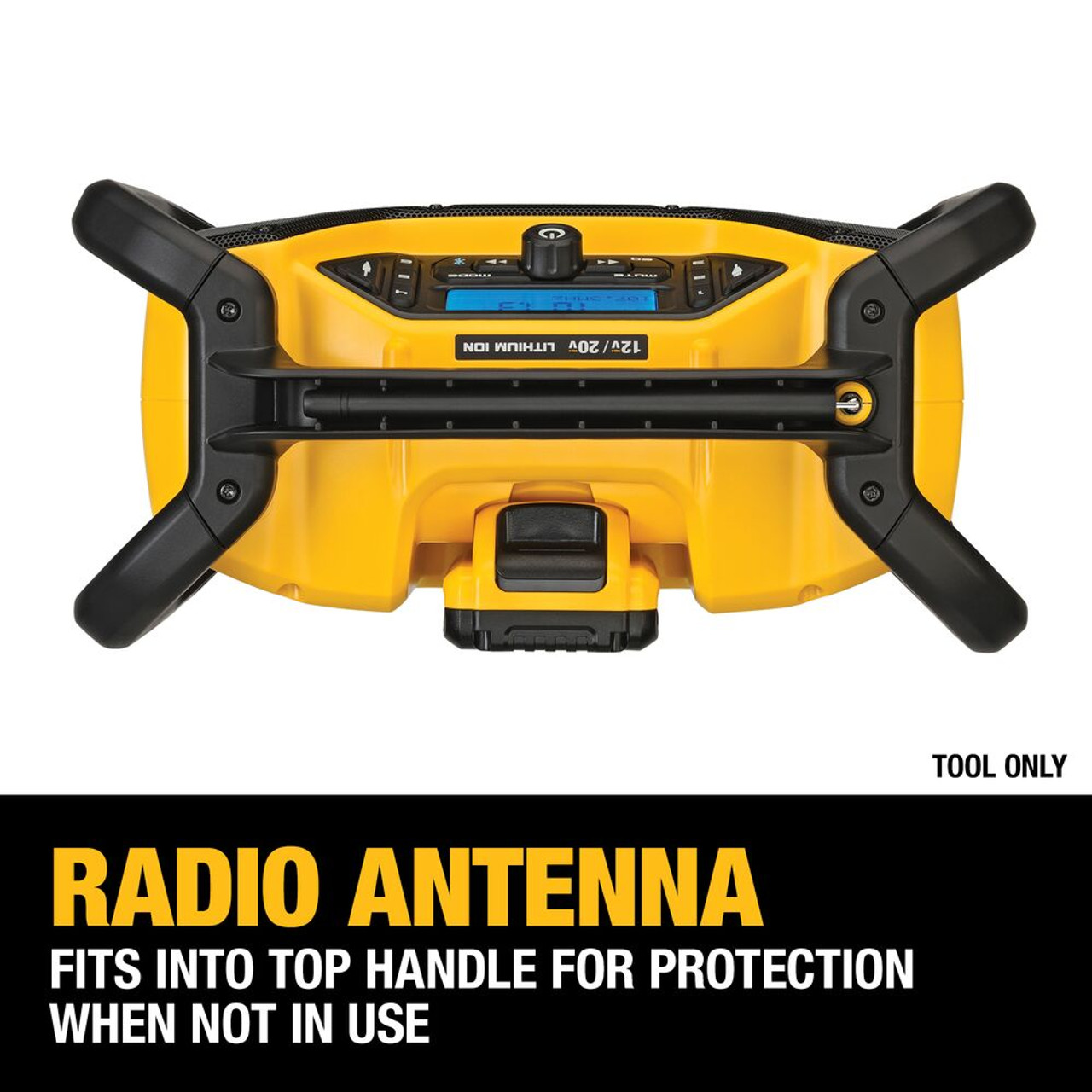 DeWalt DCR028B 12V/20V/AC Jobsite Bluetooth Radio