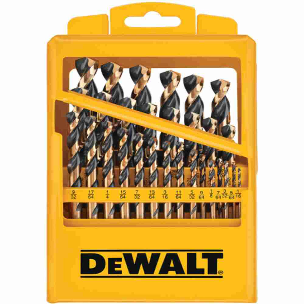 DeWalt DWA1189 29pc Black  and Gold Oxide Drill Bit Set DeWalt DWA1189 29pc Black  and Gold Oxide Drill Bit Set