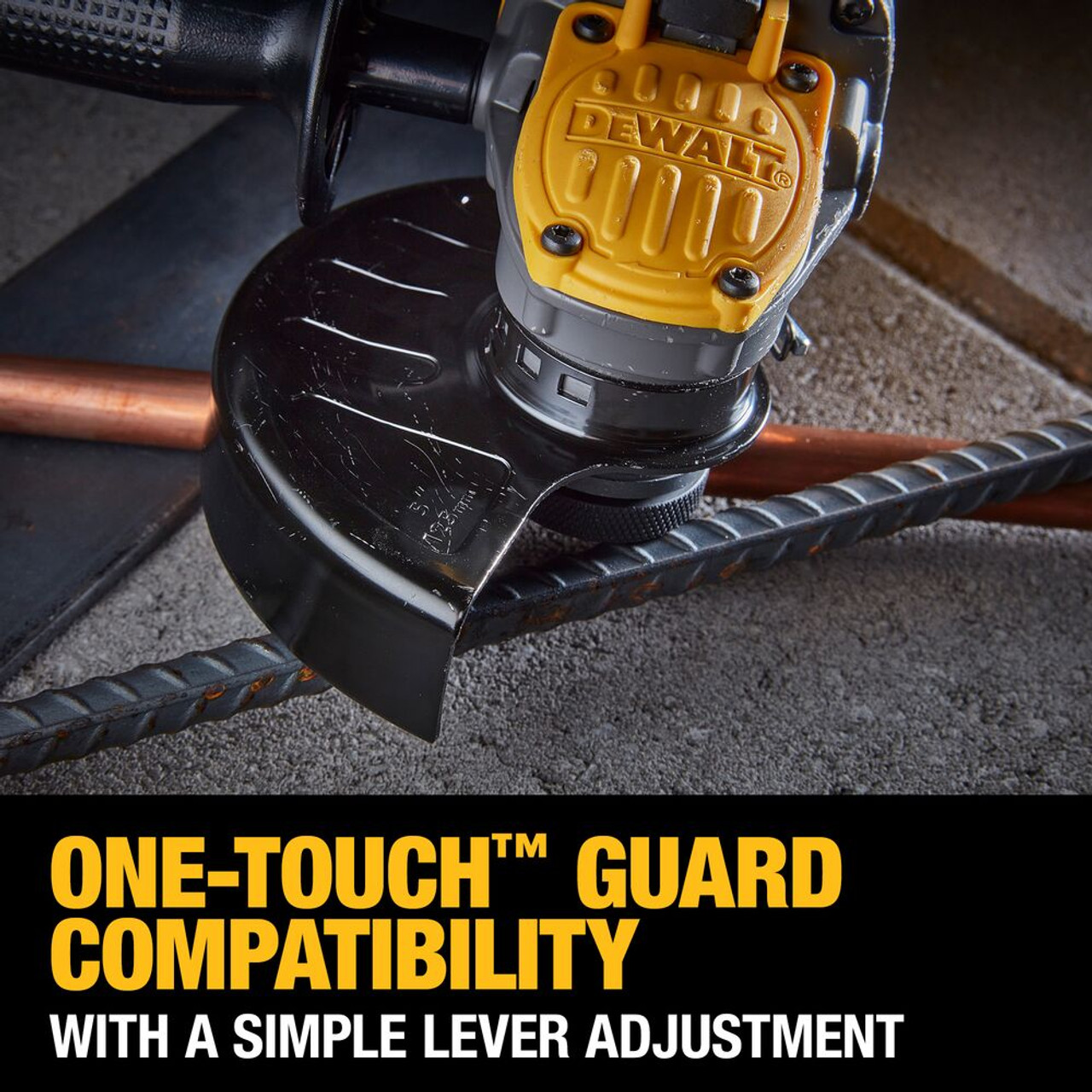 DeWalt DCG416B 20V MAX 4-1/2 inch - 5 inch Brushless Cordless Paddle Switch Angle Grinder with FLEXVOLT Advantage (Tool Only)