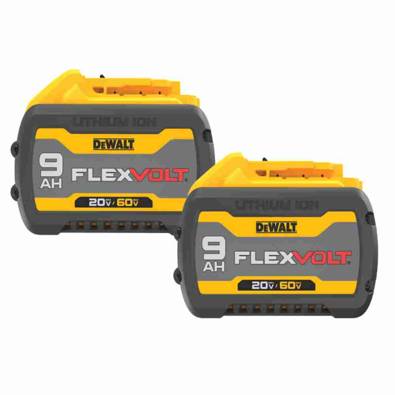 DeWalt DCB609-2 20V / 60V MAX FLEXVOLT 9.0 Ah Li-Ion Batteries - 2pk