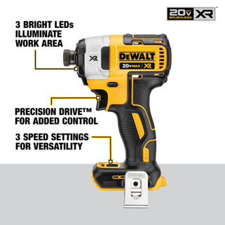 DeWalt DCF887B 20V MAX XR 1/4 inch 3-Speed Impact Driver (Tool Only) DeWalt DCF887B 20V MAX XR 1/4 inch 3-Speed Impact Driver (Tool Only)