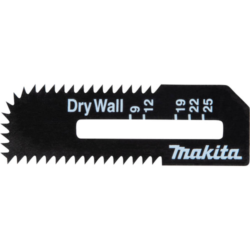 Makita B-49703-10 Drywall Cut Out Saw Blades - 10pk showing a singular blade