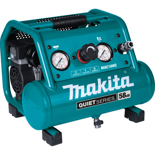 Makita MAC100Q 2.8 Amp 1/2 HP 1 Gallon Quiet Air Compressor