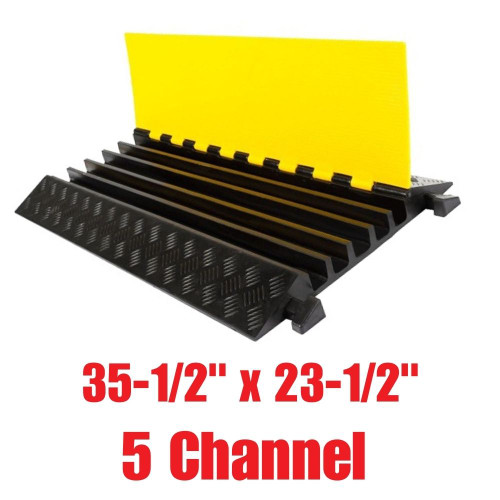 Truwerx 60342 35-1/2 Inch x 23-1/2 Inch 5 Channel Cable Protector