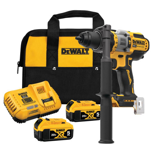 DeWalt DCD999P2 FLEXVOLT 20V MAX 1/2 inch Brushless Hammer Drill / Driver Kit