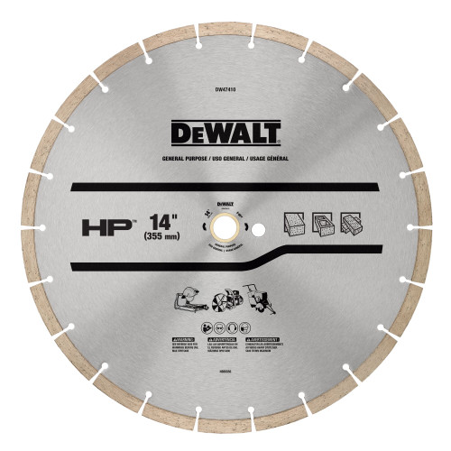 DeWalt DW47410 HP 14 Inch Segmented Diamond Blade